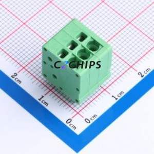 JL271V-35003G01 Spring Terminal Block Through hole Component (THT),P=3.5mm Connector 1x3P 3.5mm Green Through Hole - Product Image 1