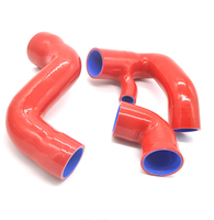 Tuyau de radiateur automobile en silicone, résistant à la chaleur, flexible, tressé, en alliage de fer galvanisé, anti-corrosion, pour turbo