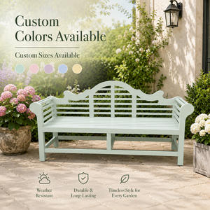 <span class=keywords><strong>Banc</strong></span> d'extérieur en aluminium avec dossier incurvé en forme de vague, revêtement fluorocarboné, résistant aux intempéries, pour place publique et site touristique - Product Image 1