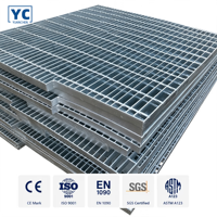 Grille acier galvanisé pour production de polycarbonate – Passerelle et couvercle de vidange, OEM en vrac