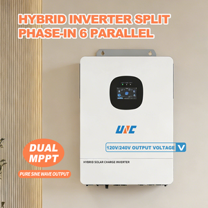 UNC 10kVA 120V/240V 110V/220V 51.2V 48V Conectado a la red Inteligente Doble MPPT 90V-450V Híbrido Monofásico 120A 95% - Product Image 2