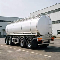 Semi-remorque citerne résistante à la chaleur avec système de pression stabilisée pour le transport de liquides chimiques industriels
