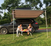 Auvent de toit pour véhicule en tissu Oxford, auvent latéral rétractable, résistant aux intempéries pour camping-car, SUV, camionnette