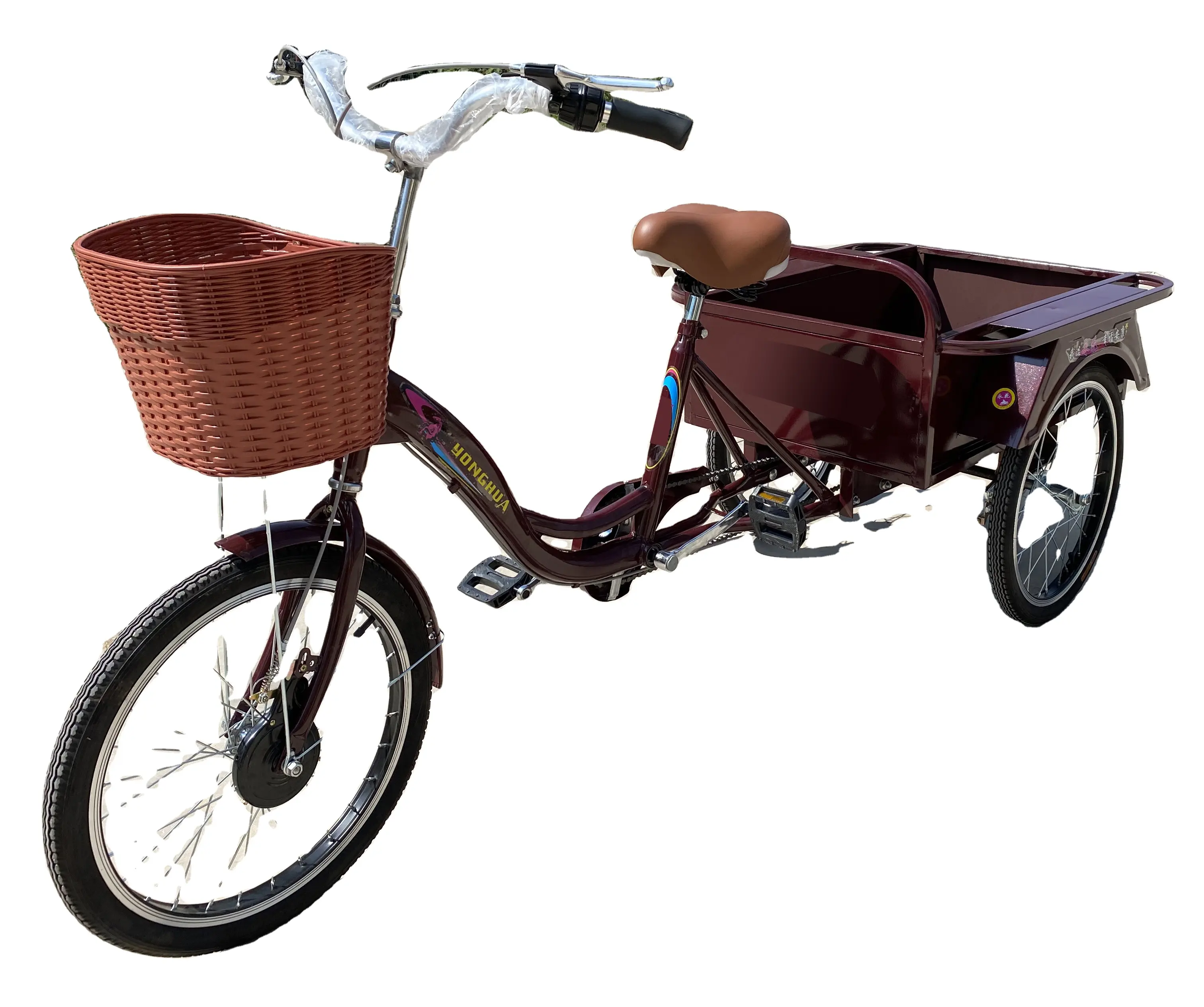 أحدث مبيعا الكلاسيكية الرجعية صغيرة الكبار بسيطة دواسة دراجة ثلاثية للتنقل