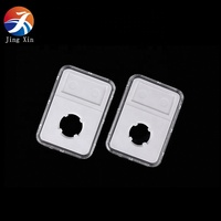 Bavettes tactiles pour pièces de monnaie, en acrylique, taille de 14mm à 40mm, 1 pièce