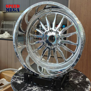 ล้อรถปลอมแปลง22x12 24x12 24X14 26x16 28x16 8x170 8x180 8X6.5 6X5.5สำหรับ F150 F250 Ram 2500 GMC Ford - Product Image 3