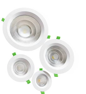 토치 매입형 다운 라이트 사우디 시리즈 다이캐스팅 AL + 유리 소재 COB 칩 고발광 효율 공장 직접 판매 - Product Image 1