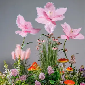 Suplier bunga buatan ukuran besar bunga raksasa dan tanaman bunga dekoratif untuk pesta acara pernikahan
