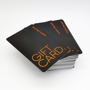 Thẻ <span class=keywords><strong>PVC</strong></span> đen với kim loại vàng hoặc bạc lá - Product Image 2