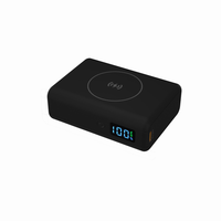 Batterie externe portable 3-en-1 étanche 10000 mAh avec charge magnétique sans fil 15W, PD45W, double USB-A/USB-C, LED, prix usine
