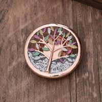 Bros Magnet Logam Custom Tanpa Pin Desain Hati Bunga Lebah untuk Mantel Syal Tas Daya Cengkeram Kuat Logo Personalisasi Penggunaan Empat Musim