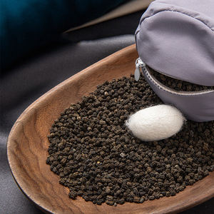 Pabrik grosir permen silinder bantal 100% sutra murbei diisi bantal Lumbar pelindung leher sutra ulat bantal pasir - Product Image 3