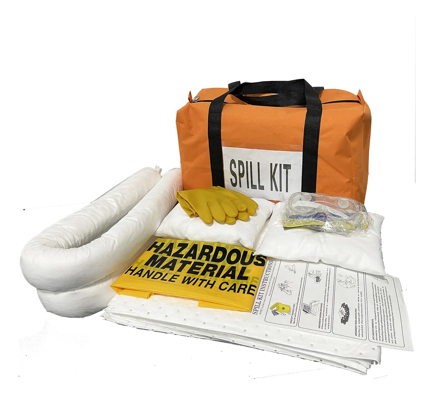Juneng China kit de derramamento universal eficiente de venda direta da fábrica para kits de resposta a derramamento de emergência