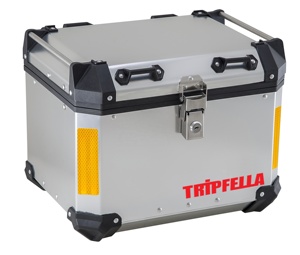 Tripfella - 40L Top case aluminium waterproof motorcycle aluminum top box