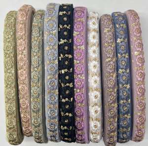 Cordones de algodón de lujo Gota encaje Mujeres Sudanesas venta al por mayor duradero usando encaje francés de algodón de bajo precio - Product Image 3