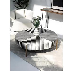 Mesa de Centro Decorativa Ecológica con Incrustaciones de Hueso y Arte de Incrustación a Mano de Primera Calidad para Muebles de Sala de Estar de Lujo a Precio de Descuento - Product Image 1