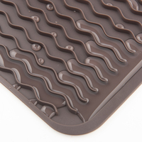 Tapis de drainage en silicone écologique antidérapant et imperméable pour évier de cuisine, qualité alimentaire, 40x30cm, modèle 2022, vente chaude