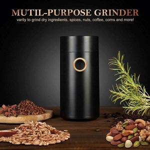 Mute Coffee Grinder Continuous Even Grinding Electric Spice Grinder Suitable for <b>Beans</b>, Spices, Pepper and Salt <b>Vanilla</b> Mini Cof - Product Image 6