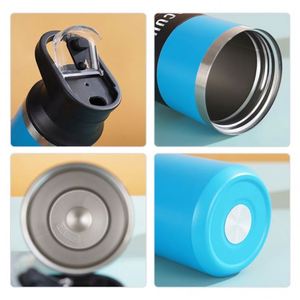 Vaso Térmico de Acero Inoxidable de Doble Pared con Logotipo Personalizado, Botella de Agua Deportiva con Asa para Viajes, Gimnasio y Deportes - Product Image 4