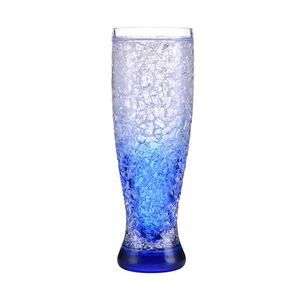 16OZ Plastic <b>Double</b> <b>Wall</b> Chiller Frosty Freezer Beer <b>Mugs</b> with Liquid Gel for Freezer Tumbler - Product Image 3