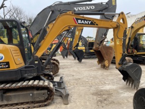 Excavadora Sany 75 de segunda mano en buen estado, marca china, gran oferta, excavadora SY75 usada en stock - Product Image 3
