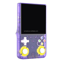 Nouvelle console de jeu R36 Ultra, système Linux, mini manette de jeu, écran 4 pouces, console de jeu classique R36 Ultra, jeux de course 3D avec manettes