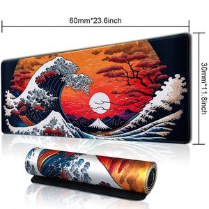 Tapis de bureau XXL personnalisés 400*900mm, grand tapis de souris en caoutchouc, impression anime gamer, tapis de souris personnalisés 30x80 cm - Product Image 2