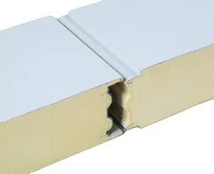 50Mm Polyurethane Bánh <span class=keywords><strong>Sandwich</strong></span> Bảng Điều Khiển Cho Phòng Lạnh Phòng Sạch Mái Bên Ngoài Bức Tường Cách Nhiệt Nhà Lửa Trang Trí Làm bằng Kim Loại - Product Image 1