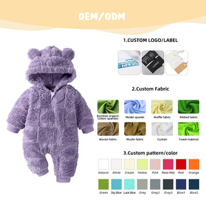 Combinaison d'hiver pour bébé en gros, barboteuse pour garçon, vêtements pour bébé de 3 à 6 mois, nouveaux produits d'hiver pour bébé, vêtements pour bébé fille - Product Image 4