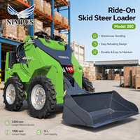 Dukung ODM&OEM Skid Steer Loader NIMBUS Hemat Bahan Bakar dengan Katup Multifungsi untuk Pekerjaan Konstruksi Skid Steer Loader