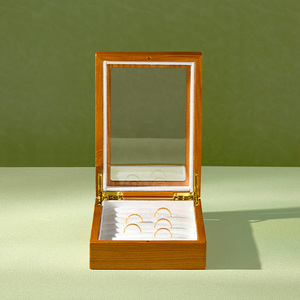 Estuche de Joyería de Madera FANXI, Ideal para Regalo, Organizador de Joyas Portátil para Viajes - Product Image 3