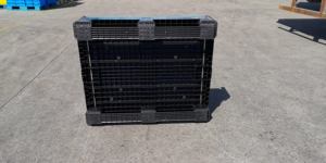 720l כבד חובה פלסטיק רשת אחסון מתקפל מיכל עם בנייה עמיד - Product Image 5