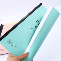 Papier marbré gaufré A4 multicolore 210 g/m² pour couverture de menu, solution d'approvisionnement unique avec 100 feuilles sous film rétractable