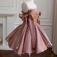 Robe S-3XL en cachemire à col carré style rétro français, jupe bouffante, design nœud, coupe trapèze, taille ajustée, séchage rapide, vente en gros