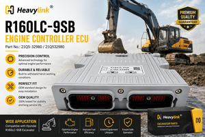 Contrôleur de moteur ECU Heavylink R160LC-9SB 21Q5-32980 pour pièces d'excavateur Hyundai - Product Image 1