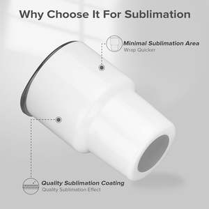 Mini-gobelet à shot avec paille et couvercle en acier inoxydable, pour whisky et vin, 3 oz, verres à shot pour sublimation - Product Image 5