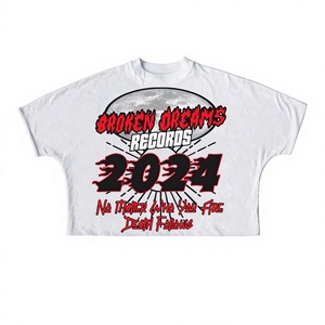 T-shirt personnalisé pour homme de haute qualité, coupe oversize, style streetwear, en coton lourd 100%, coupe carrée, t-shirt court pour homme - Product Image 6