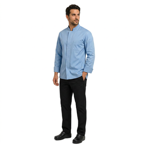 Veste de Chef en Coton pour Hôtel, Manches Longues, Unisexe, Tenue de Travail pour Personnel de Restaurant, Respirante, Fabricant OEM - Product Image 1