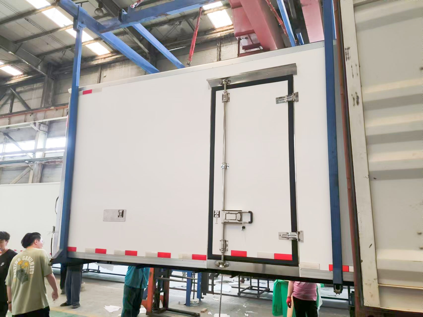 meat transport refrigerated truck