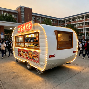 Remorque certifiée DOT CE VIN, équipement personnalisé pour graphismes uniques, idéale pour les affaires rapides en ville, food truck. - Product Image 4