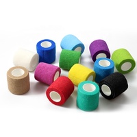 Factory Bulk Sale Customized Sports Athletic Self Adhesive Elastic <strong>Cohesive</strong> <strong>Bandage</strong> to Provide Support, Protect Joints.