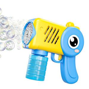 Pistola de <span class=keywords><strong>Burbujas</strong></span> Eléctrica con 10 Boquillas, Luces LED, Máquina Automática de <span class=keywords><strong>Burbujas</strong></span> para Niños - Product Image 1