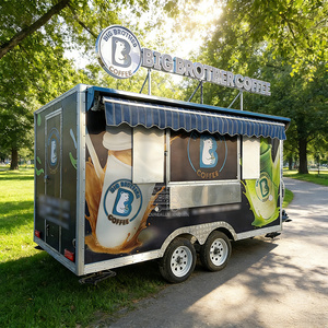 Street Food Trailer Kiosk Cart Mobile Ice Cream Candy Towable Food Trailer Mobile Truck Fast Food Trailer with CE - Product Image 2