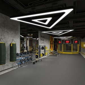 Su geçirmez lineer LED avize oturma odası yatak odası için yemek masası ofis masası mutfak aydınlatma - Product Image 4