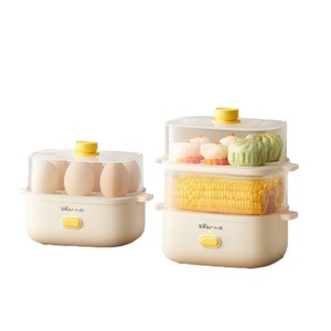 Vaporera eléctrica de doble capa Bear ZDQ-D14T1 con apagado automático para cocinar desayunos - Product Image 4