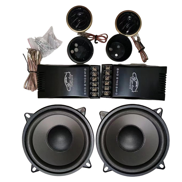 5.5inch Car Audio Speaker Set Universal Car Speaker HiFi Music Car Front Door Speaker Modified With High and Low Pitched