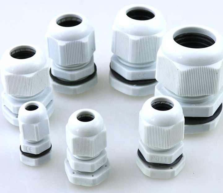 Ghiandole Tenuta Nylon Ghiandole Di Tenuta Nylon Impermeabili Bianche - M12 M16 M20 M25 - Per Passaggio Cavi Ghiandole Tenuta Cavo Bianche - Foto 3