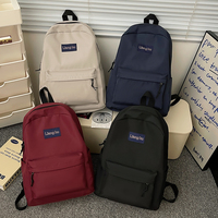 Mochila Casual Impermeable de Oxford para Viajes, con Cierre de Cremallera, Moderna y Versátil, para Estudiantes de Secundaria, Preparatoria y Universidad