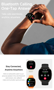 2026 HD17 Air Ultra Thin Smart Watch 1.73-inch AMOLED Display BT Call Heart Rate Monitor IP68 Waterproof Fitness Tracker for Men - Product Image 6