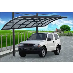 Carport mobile d'alliage d'aluminium d'auvent de style Morden avec le toit arqué